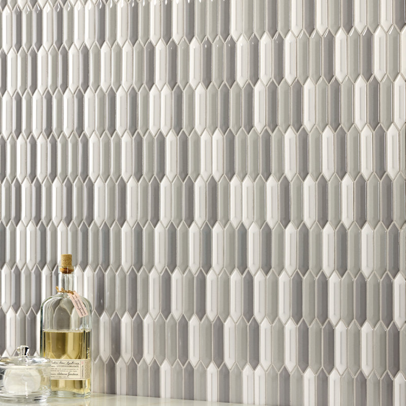 Carrelage mosaïque 1 x 4 Daltile Revalia Remix (10 pièces par carton) (9,40 pieds carrés par carton), Mélange paisible