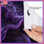 Intricate Purple Swirls Shower Curtains Extra Long-2130848544