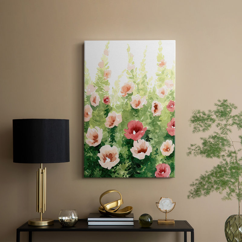 Sunlit Flora II - galerie sur mesure Cavas, H 18 po x l 12 po