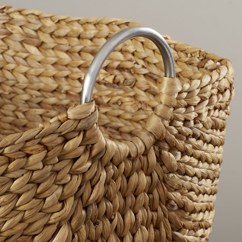 Panier de rangement Milnor Seagrass, 100.92, Brun / Argenté