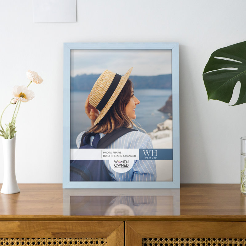 Apolline Wood Picture Frame, Baby Blue, 11" x 14"