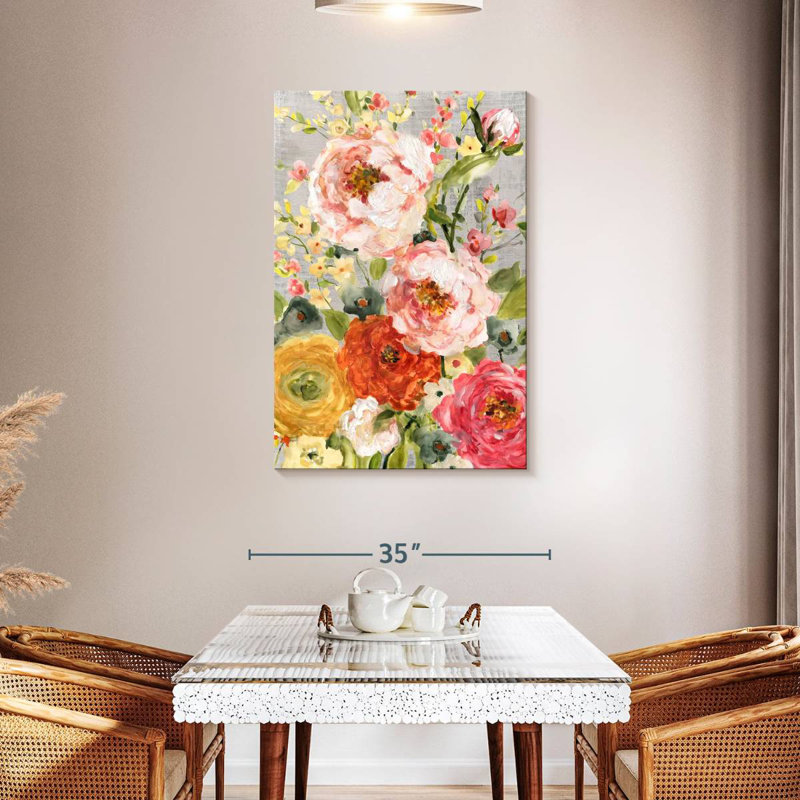 Jardin Harask Damask, H 45 po x l 30 po