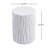Modern  Outdoor Side Table With Wavy Fluted Design