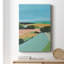 «Bright Coloured Countryside II», peinture sur toile tendue-676900216