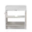 Base de meuble-lavabo simple SmartFold de 30 po seulement en blanc