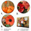 Ensemble de salon art floral orange et rose Harvest Delights - Fleurs-107194649-107194648