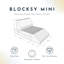 Mini canapé Blocksy en tissu bleu marine-126262897