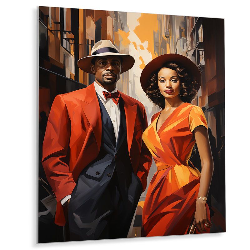 Harlem Renaissance Celebration II - Harlem Renaissance, reproduction d'art sur métal, H 32 po x l 24 po