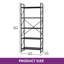 Industrial Bookcase, Corner Shelf Unit, Shelving Unit,  For Living Room, Study, Home Office-341332116