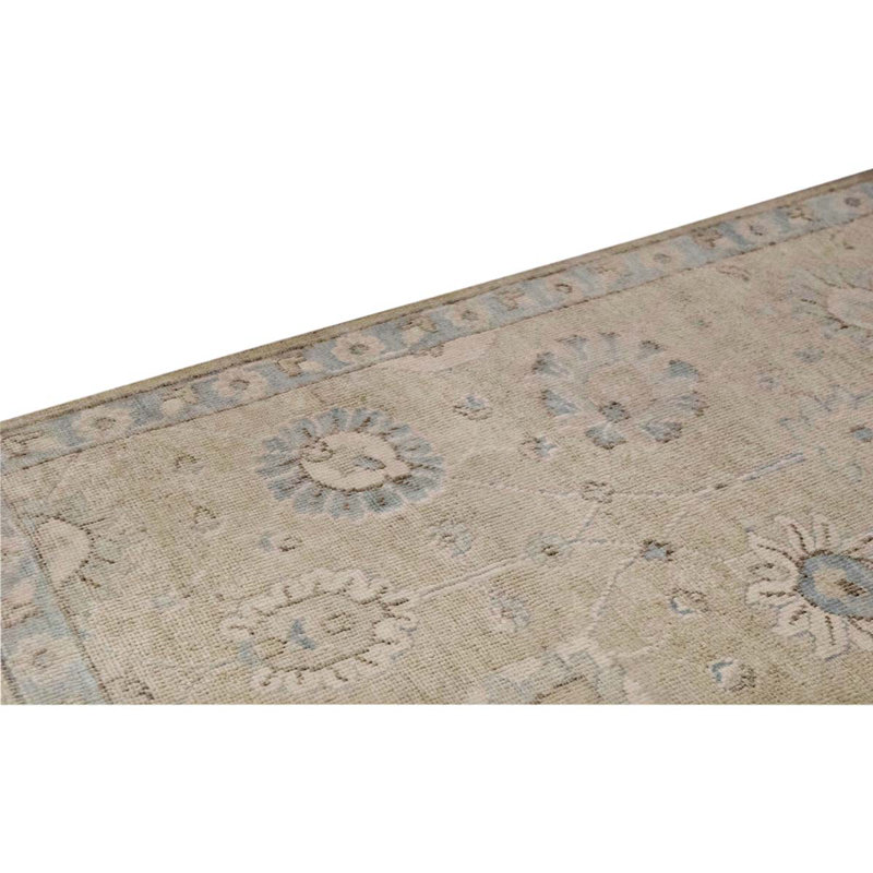 Floral Area Rug in Ivory