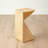 Asymmetrical Angle Side Table-Oak-119796205