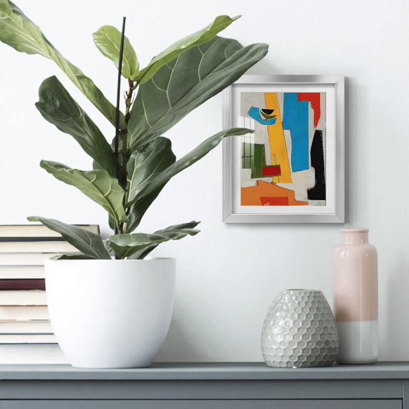 Impression sur toile encadrée andalouse, Argent argent, H 25,5 po x l 17,5 po