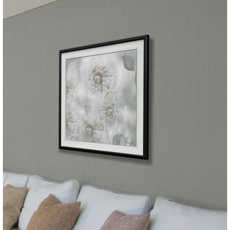 « soufflage des voeux ii », reproduction d’impression encadrée, H 17,5 po x l 17,5 po x P 1,5 po, Cadre noir