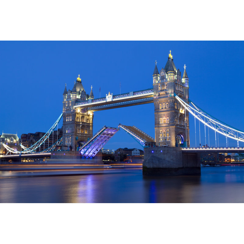 Tower Bridge At Dusk by Chrisdorney - Wrapped Canvas Print, 61cm H x 91cm W