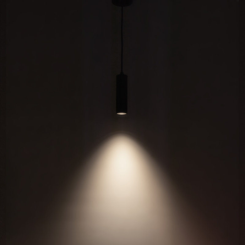Lorna 1 - Light LED Pendant, Black