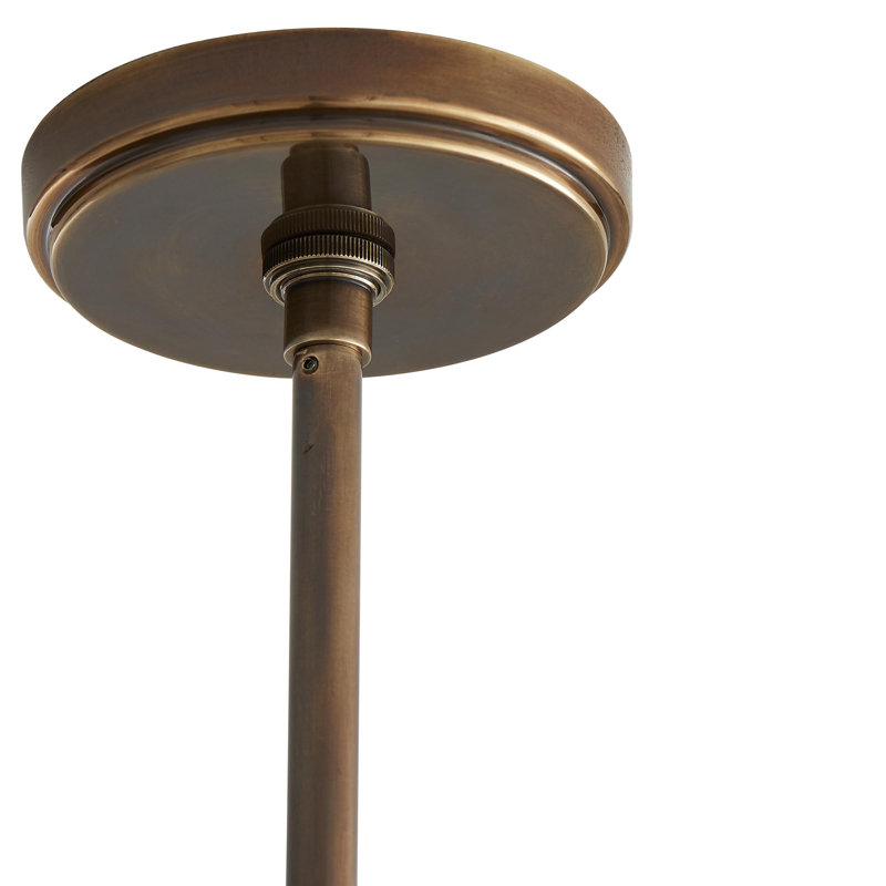 Linus 8 - Light Chandelier, Heritage Brass
