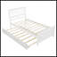 Lit plateforme simple avec lit gigogne-338808069