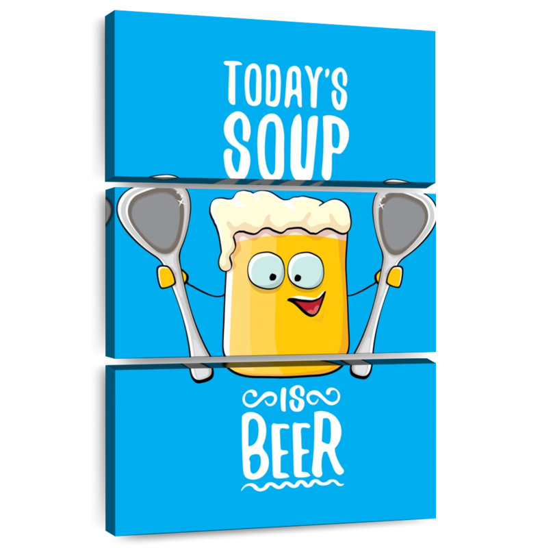 Yarlin Today's Soup Is Beer, 38" H x 24" W