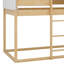 Lit superposé simple en bois avec tente pour enfants - Dream Playhouse Design-1099116982