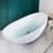 Naha Freestanding Soaking Acrylic Bathtub with Drain-95416904-95416903
