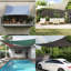 Vidaxl Sunshade Sail Oxford Fabric Triangular Shade Sail Sunscreen Canopy-126703851-126703871