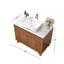Freestanding Standard With Stone Top