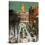 "Park Street, Boston" par John Falter, reproduction sur toile tendue-15880230
