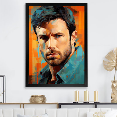 Aquamarine Affleck Portrait - Celebrity Wall Art Living Room_105709