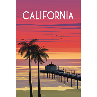 «California» par Omar Escalante - impression sur toile tendue