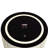 3 Tier Round Smart Bedside Table Nightstand With LED, Wireless Charge And USB Function-826590248