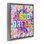 Cadre flottant Vivid Disco Dream avec marguerites, design par Jess Stempel