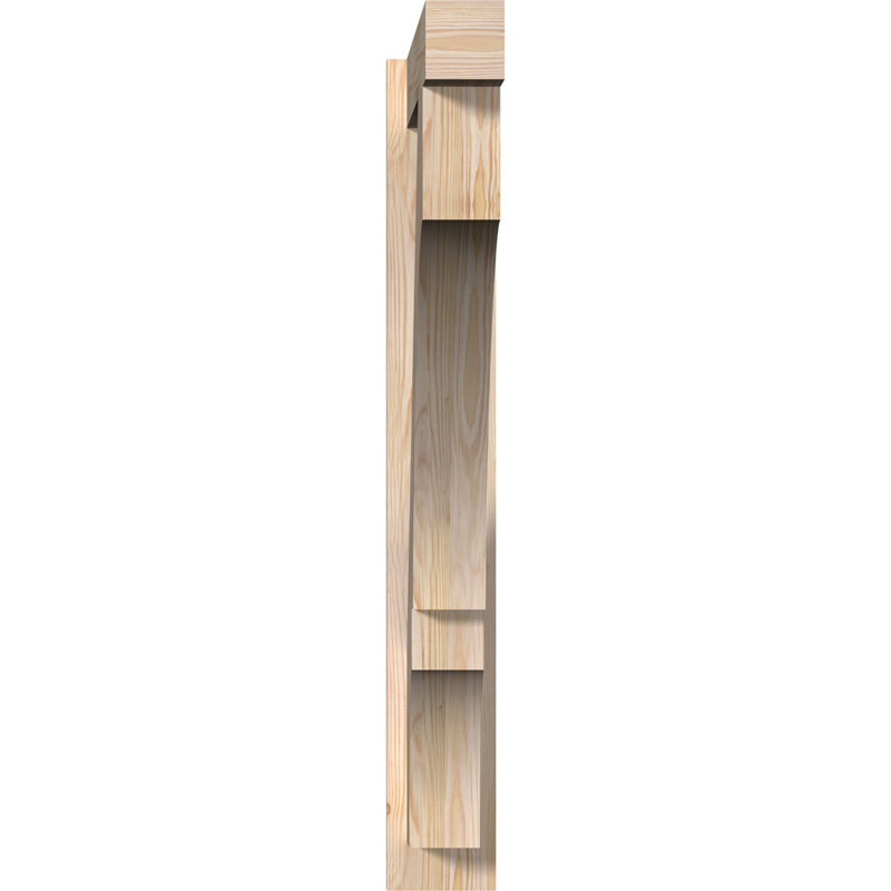 Bloc balboa rustique en bois rustique, P 34 po x H 42 po, Sapin Douglas de 5 1/2 po (lisse)