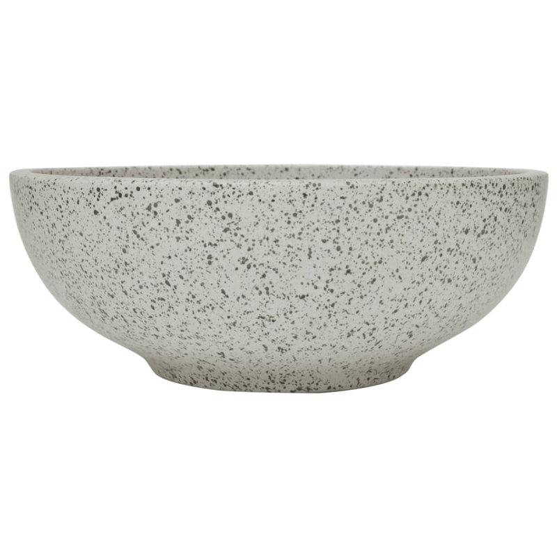 Metro Lane Branko 41mm L x 41mm W Grey Ceramic Circular Sink