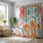 Rideau de douche 1 pièce Vintage Funk Swirl-2065938995