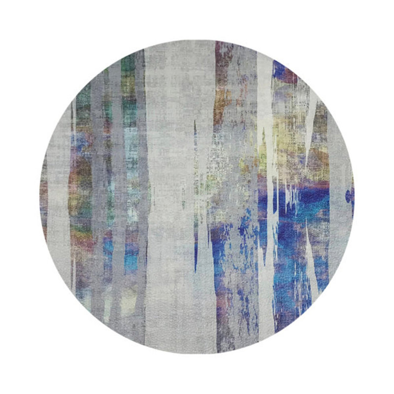 Birch Holiday Vegan Leather Round Coasters, Coast