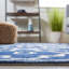 Tapis bleu marine / ivoire Lamour-16769269