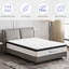 Matelas à ressorts ensachés 12 po - Fermeté moyenne, soutien de la colonne vertébrale et soulagement de la pression, mousse à mémoire de forme gélifiée multi-couches et base antidérapante, isolement de mouvement, compression des vaisseaux-1978793188
