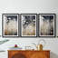 FLORAL Series CDXVI - Impression encadrée sur mesure de qualité supérieure - 3 pièces-298494114-298494140