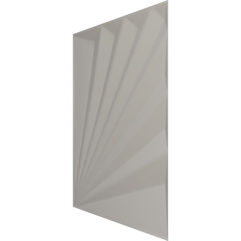 Panneau mural 3D décoratif Aire EnduraWall l 19 5/8 po x H 19 5/8 po (couvre 2,67 pieds carrés), Bronze champagne