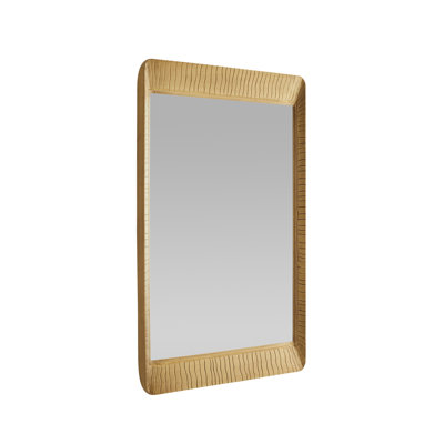 Hart Rectangle Brass Beveled Mirror