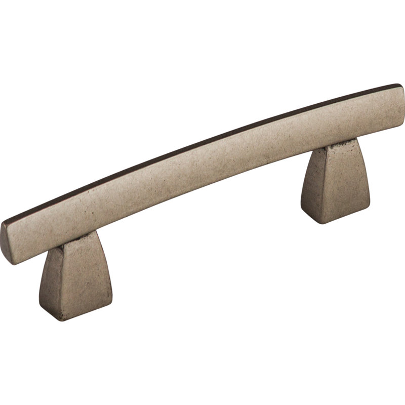 Arched Bar Pull, Pewter Antique, 3" Center to Center