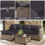 9 housses de coussin d'extérieur pour housses de patio toutes saisons pour meubles d'extérieur, housses seulement 9 pièces-272626482