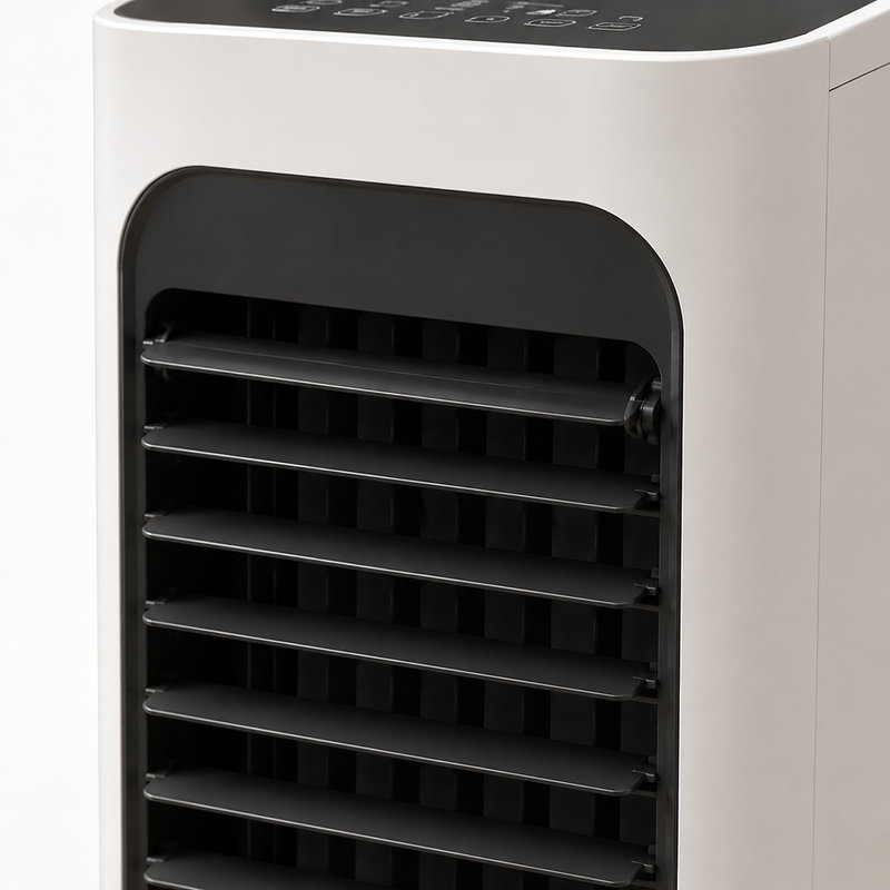 Refroidisseur d'air à évaporation portable en ABS 26,2 "avec télécommande et minuterie pour la chambre à coucher et le bureau personnel