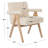 Velveteen Upholstered Armchair-100156051-100156052