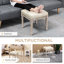 Repose-pieds carré capitonné de 15,75 po de large Caleb-653066277