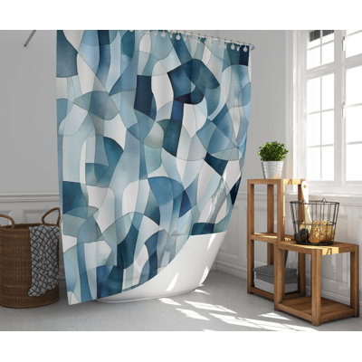 Gwynette Abstract Shower Curtain