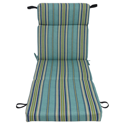 Coussin de chaise longue d'extérieur 72 po x 24 po