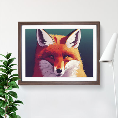 A Lush Fox - Framed Print