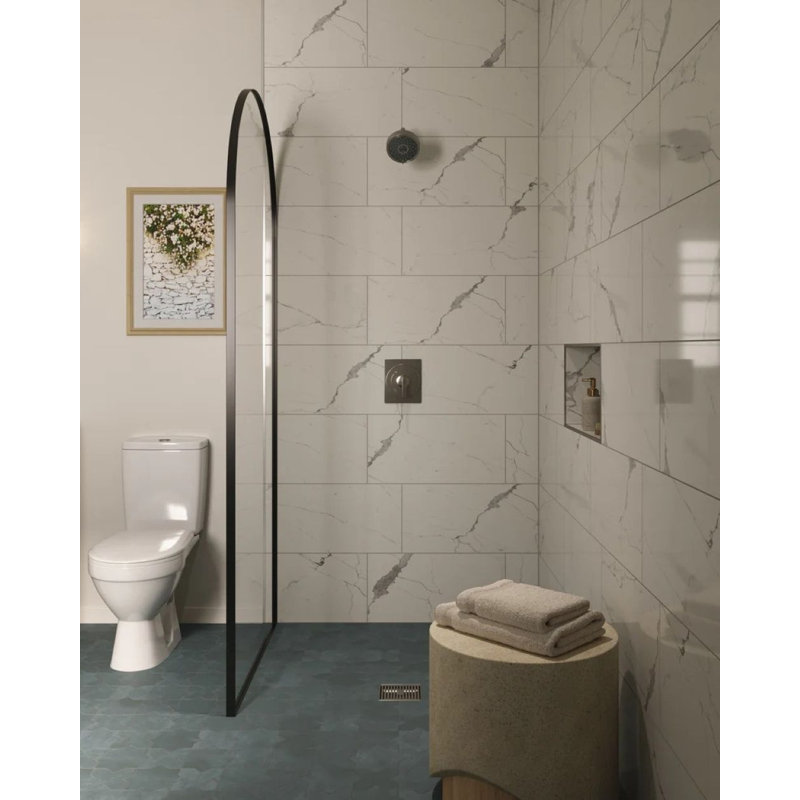 IL Lusso Calacatta 12 x 24 poli, Blanc poli