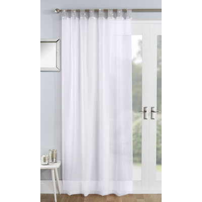 Burger Sheer Curtain Single Panel